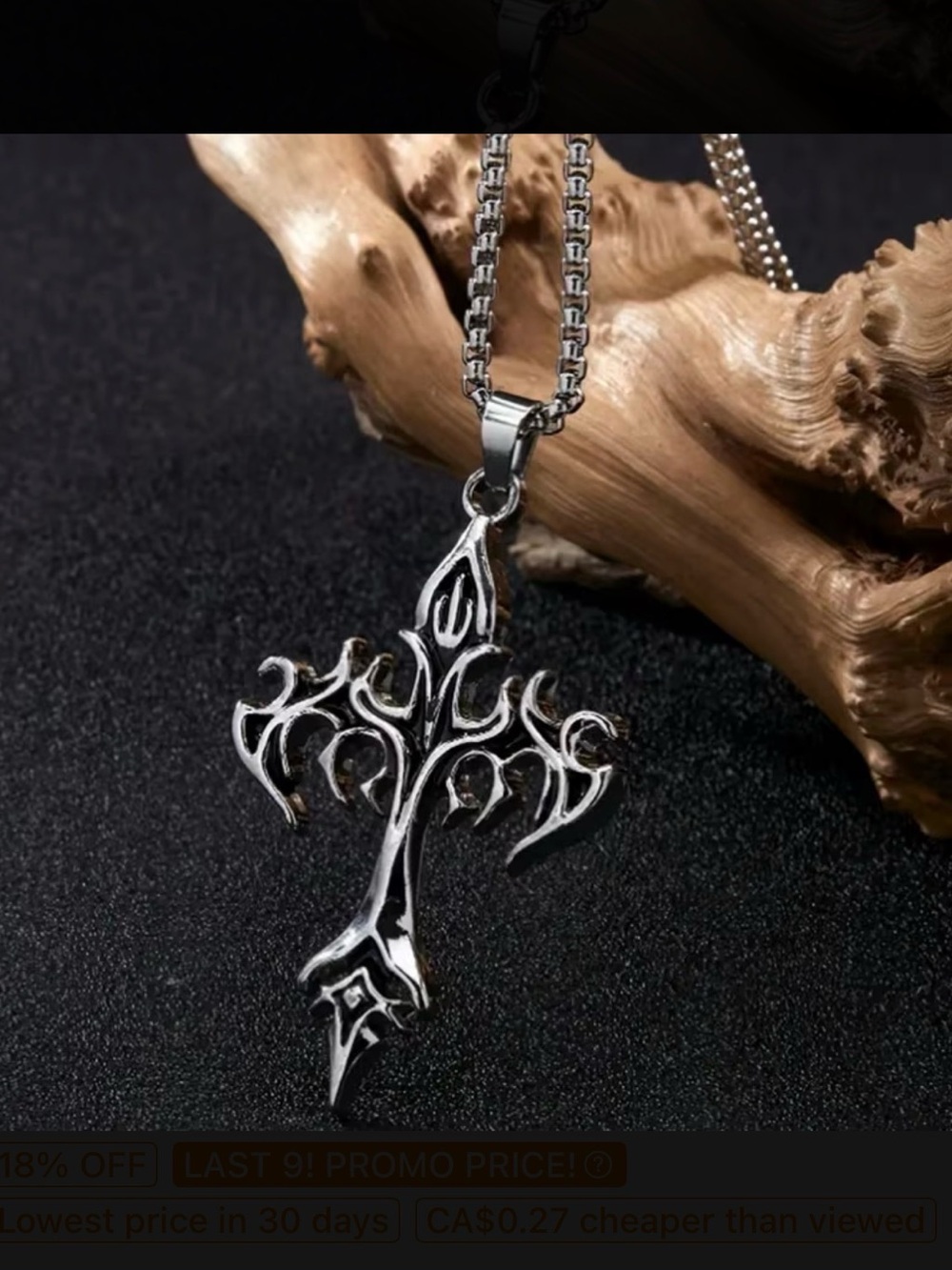 ⭐️ Cross #2 Pendant Necklace